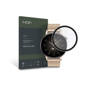 HOFI Glass Pro+ üveg képernyővédő fólia - Huawei Watch GT 3 (42 mm) - fekete