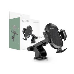   Univerzális műszerfalra/szélvédőre helyezhető PDA/GSM autós tartó - Tech-Protect Universal Dash and Windshield Car Mount - fekete