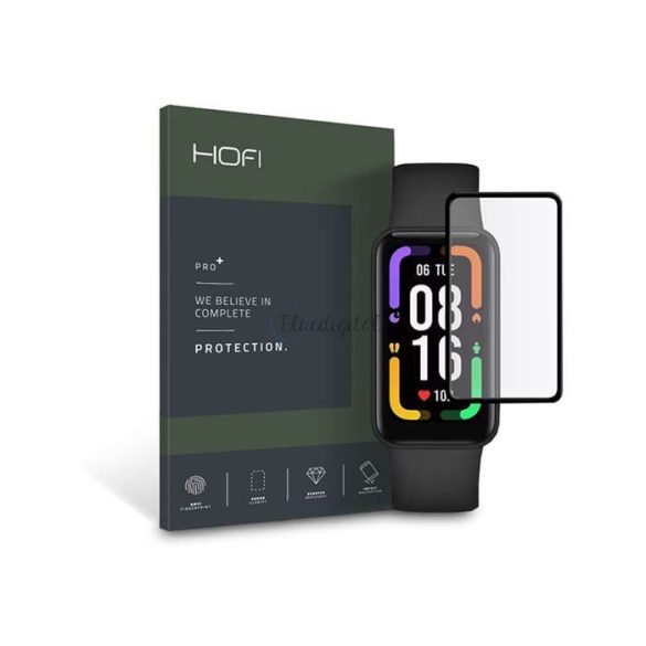 HOFI Hybrid Pro+ Glass üveg képernyővédő fólia - Xiaomi Redmi Smart Band Pro -  fekete