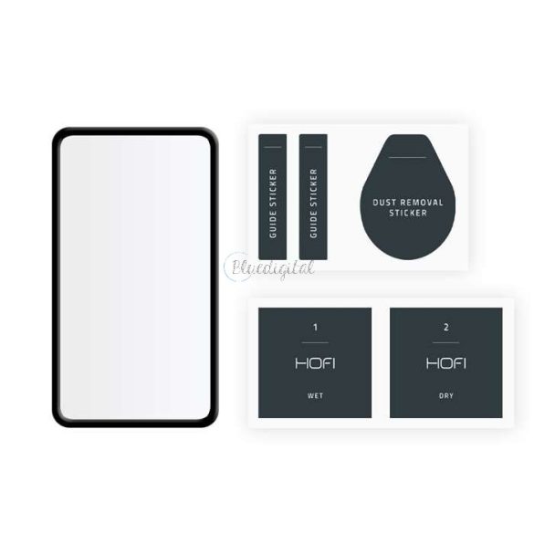HOFI Hybrid Pro+ Glass üveg képernyővédő fólia - Xiaomi Redmi Smart Band Pro -  fekete