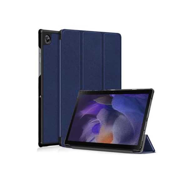 Samsung X200/X205 Galaxy Tab A8 10.5 tablet tok (Smart Case) on/off funkcióval -Tech-Protect - sötétkék (ECO csomagolás)