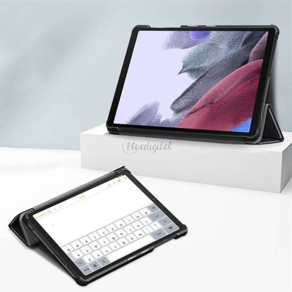 Samsung X200/X205 Galaxy Tab A8 10.5 tablet tok (Smart Case) on/off funkcióval -Tech-Protect - sötétkék (ECO csomagolás)
