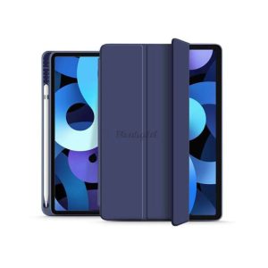 Apple iPad Air 4 (2020)/iPad Air 5 (2022) 10.9 tablet tok (Smart Case) on/off   funkcióval, Apple Pencil tartóval -Tech-Protect - sötétkék (ECO csomagolás)