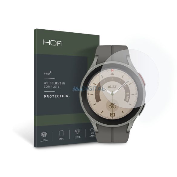HOFI Glass Pro+ üveg képernyővédő fólia - Samsung Galaxy Watch 5 Pro (45 mm) -  átlátszó