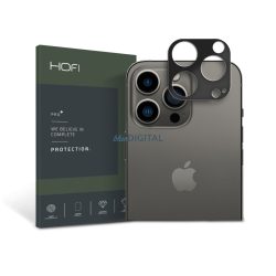   HOFI Metal Camera Sytling hátsó kameravédő borító - Apple iPhone 14 Pro/14 Max -fekete