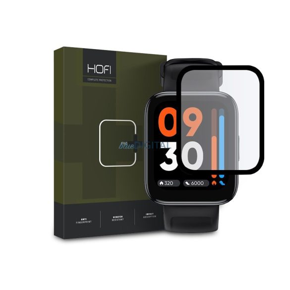 HOFI Hybrid Pro+ Glass üveg képernyővédő fólia - Realme Watch 3 - fekete