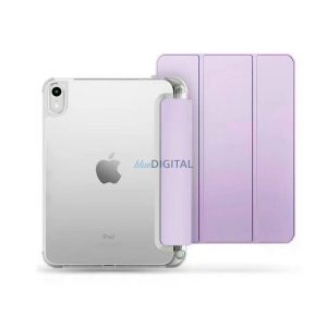 Apple iPad Air 4 (2020)/iPad Air 5 (2022) 10.9 tablet tok (Smart Case) on/off   funkcióval, Apple Pencil tartóval - Tech-Protect Hybrid - lila (ECO csomagolás)