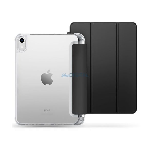 Apple iPad Air 4 (2020)/iPad Air 5 (2022) 10.9 tablet tok (Smart Case) on/off   funkcióval, Apple Pencil tartóval - Tech-Protect Hybrid - black (ECO csomagolás)