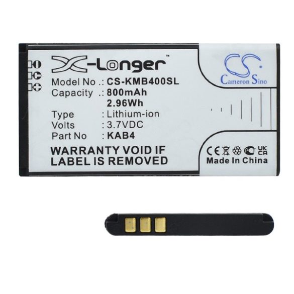 CAMERON SINO akku 800mAh LI-ION (KAB4 kompatibilis) Maxcom MM720