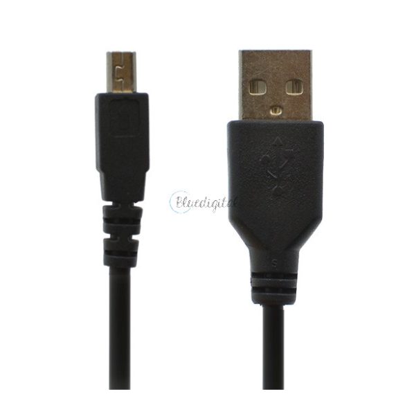 Töltőkábel USB (100cm, INTERCOM - M800S kompatibilis) FEKETE
