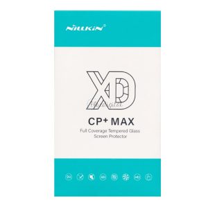 NILLKIN XD CP+MAX képernyővédő üveg (3D, full cover, tokbarát, ujjlenyomatmentes, 0.33mm, 9H) FEKETE Huawei Mate 20