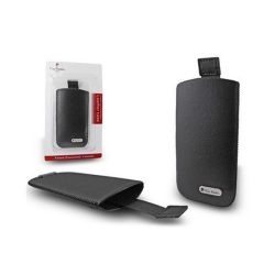   PIERRE CARDIN SLIM H10-1 tok álló, bőr hatású (univerzális, kihúzható) FEKETE