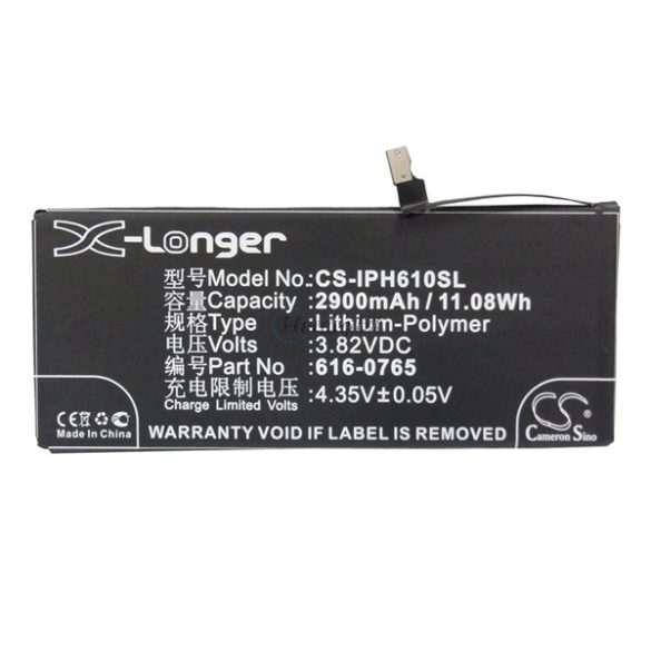 CAMERON SINO LI-Polymer akku (3.7V/2900mAh + AS-CBT100 kábel) Apple iPhone 6 Plus 5.5