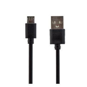 Adatkábel (USB - microUSB, 100cm) FEKETE