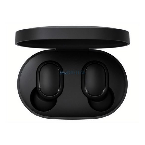 XIAOMI AirDots / EarBuds Basic 2 bluetooth fülhallgató SZTEREO (v5.0, TWS, extra mini + töltőtok) FEKETE