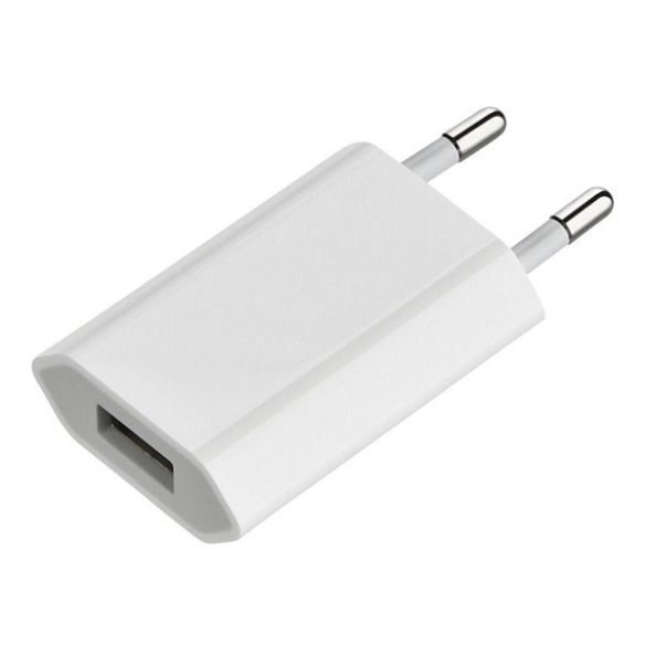 APPLE hálózati töltő USB aljzat (5W) FEHÉR