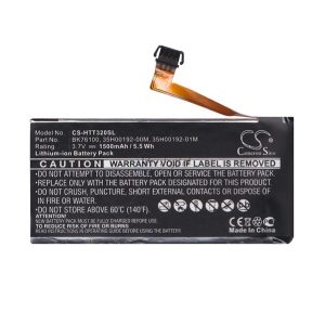 CAMERON SINO Li-Polymer akku (3.7V/1500mAh, HTC 35H00192-00M kompatibilis) FEKETE HTC One V (T320e)