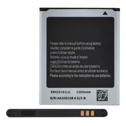   Akku 1500mAh LI-ION (EB425161LU kompatibilis) Samsung Galaxy J1 mini (SM-J105), Galaxy Trend Plus (GT-S7580), Galaxy S Duos 2 (GT-S7582)