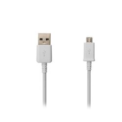 SAMSUNG adatkábel (USB - microUSB, ECB-DU4, 100cm) FEHÉR