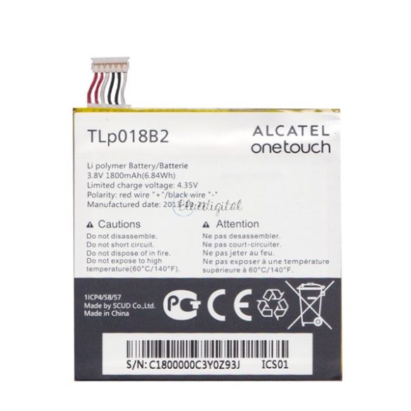 ALCATEL akku 1800 mAh LI-Polymer Alcatel Idol (OT-6030D)
