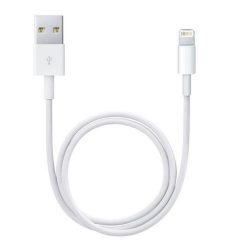 APPLE adatkábel (USB - lightning, 50cm) FEHÉR