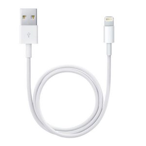 APPLE adatkábel (USB - lightning, 50cm) FEHÉR