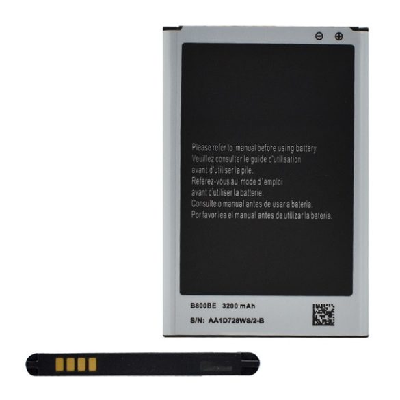 Akku 3200mAh LI-ION (EB-B800BEBEC kompatibilis) Samsung Galaxy Note 3 (SM-N9000), Samsung Galaxy Note 3 LTE (SM-N9005)