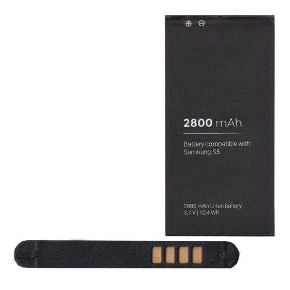 Akku 2800mAh LI-ION (EB-BG900/EB-BG903 kompatibilis) Samsung Galaxy S5 Active (SM-G870), Samsung Galaxy S5 Neo (SM-G903), Samsung Galaxy S5 (SM-G900)