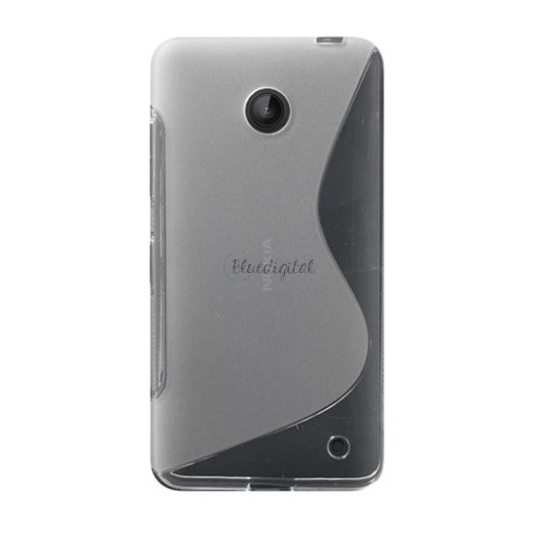 Szilikon telefonvédő (S-line) ÁTLÁTSZÓ Nokia Lumia 630, Nokia Lumia 635