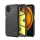 SPIGEN TOUGH ARMOR szilikon telefonvédő (ütésállóság, kitámasztó) FEKETE Samsung Galaxy Xcover 7 Pro (SM-G766)