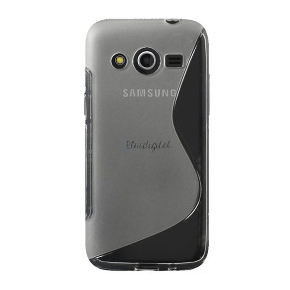 Szilikon telefonvédő (S-line) ÁTLÁTSZÓ Samsung Galaxy Core LTE (SM-G386F)