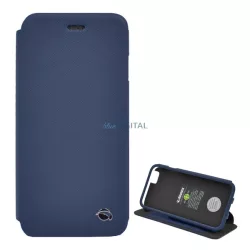   KRUSELL FLIPCase MALMÖ, műanyag telefonvédő (oldalra nyíló bőr hatású FLIP, asztali tartó funkció, bankkáryta tartó) KÉK Apple iPhone 6S 4.7, Apple iPhone 6 4.7