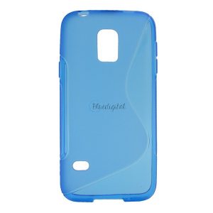 Szilikon telefonvédő (S-line) KÉK Samsung Galaxy S5 mini (SM-G800)