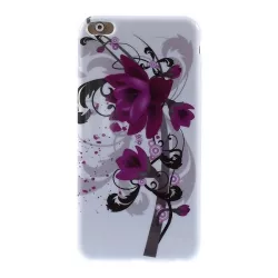   Szilikon telefonvédő (lótuszvirág minta) FEHÉR Apple iPhone 6 Plus 5.5, Apple iPhone 6S Plus 5.5
