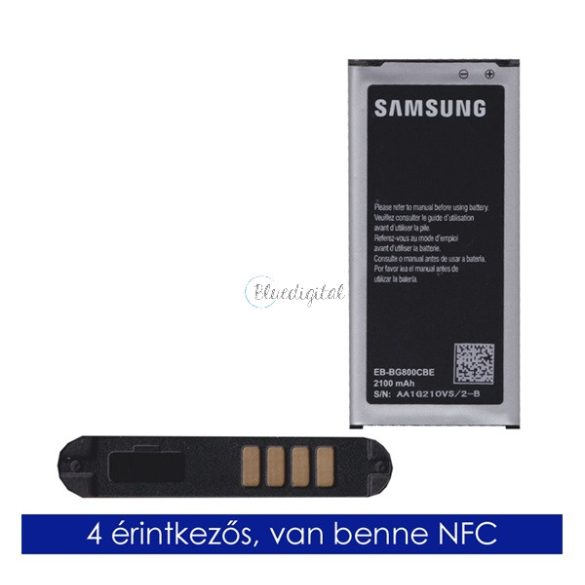 SAMSUNG akku 2100 mAh (NFC, csak LTE-s készülékhez) LI-ION Samsung Galaxy S5 mini (SM-G800)