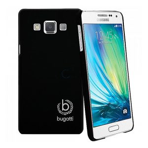 BUGATTI ClipOnCover műanyag telefonvédő FEKETE Samsung Galaxy A5 (2015) SM-A500F