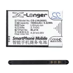   CAMERON SINO Li-Ion akku (3.7V/1600mAh, Lenovo BL203 kompatibilis) FEKETE Lenovo A369i
