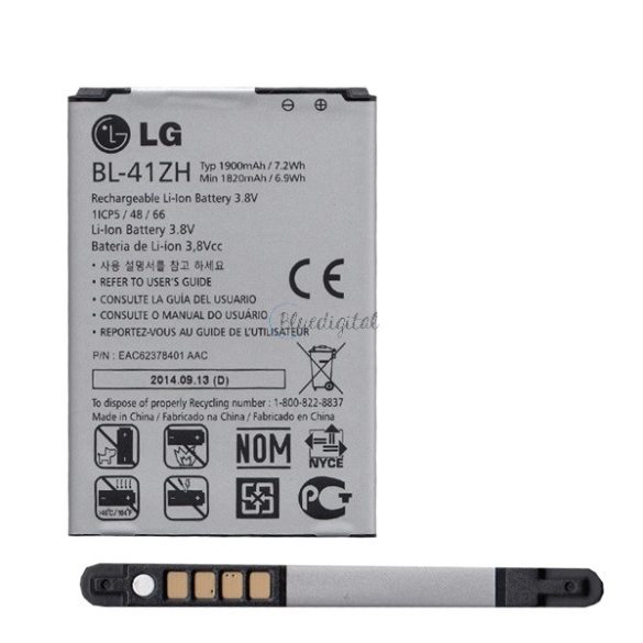 LG akku 1900 mAh LI-ION LG L70+ L Fino (D290n), LG L70+ L Fino Dual (D295), LG Leon (C50) , LG Joy (H220)