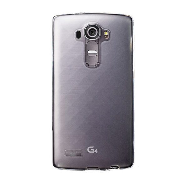 Szilikon telefonvédő (matt) ÁTLÁTSZÓ LG G4 (H815)