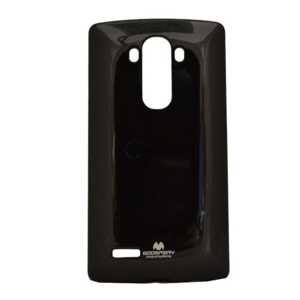 MERCURY Goospery szilikon telefonvédő (csillámporos) FEKETE LG G4 (H815)