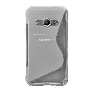 Szilikon telefonvédő (S-line) ÁTLÁTSZÓ Samsung Galaxy Xcover 3 (SM-G388)