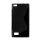 Szilikon telefonvédő (S-line) FEKETE Blackberry Leap (Z20)