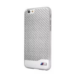   CG MOBILE BMW M műanyag telefonvédő (karbon minta) EZÜST Apple iPhone 6S Plus 5.5, Apple iPhone 6 Plus 5.5