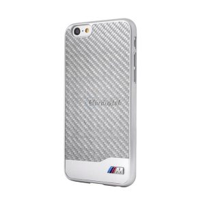 CG MOBILE BMW M műanyag telefonvédő (karbon minta) EZÜST Apple iPhone 6S Plus 5.5, Apple iPhone 6 Plus 5.5