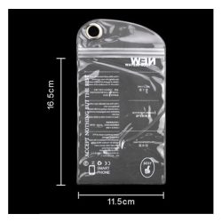   Csepp / pára / porálló tok, simítózáras, AQUA (univerzális, strandra, tópartra, terepre) FEHÉR