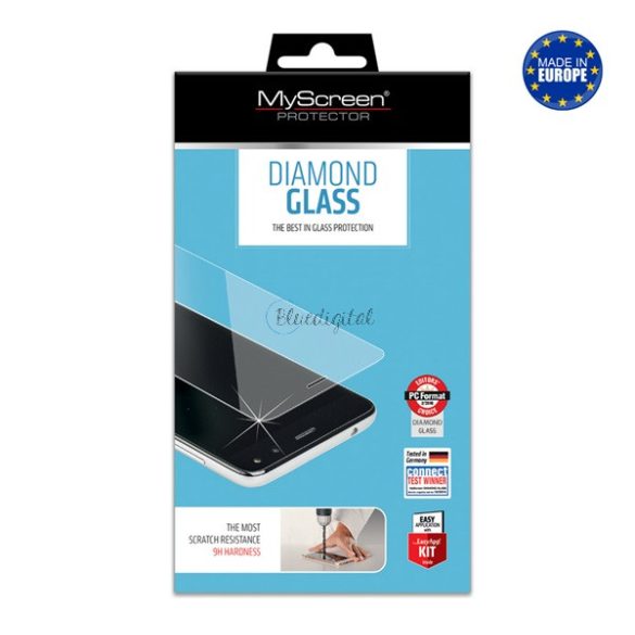 MYSCREEN DIAMOND GLASS képernyővédő üveg (extra karcálló, ütésálló, 0.33mm, 9H) ÁTLÁTSZÓ Huawei P8 Lite