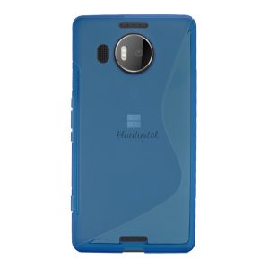 Szilikon telefonvédő (S-line) KÉK Microsoft Lumia 950 XL
