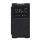 Tok álló, bőr hatású (FLIP, oldalra nyíló, S-View Cover) FEKETE Sony Xperia Z5 Compact (E5803)