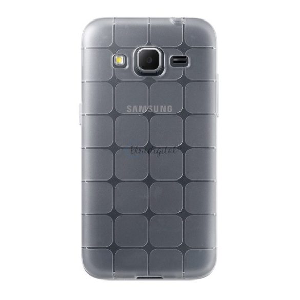 Szilikon telefonvédő (kocka minta) ÁTLÁTSZÓ Samsung Galaxy Core Prime (SM-G360), Samsung Galaxy Core Prime LTE (SM-G361)