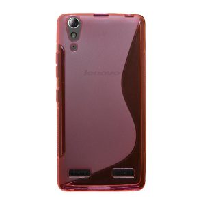 Szilikon telefonvédő (S-line) RÓZSASZÍN Lenovo A6000